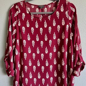 Maroon Blouse by Mix 41 Hawthorne